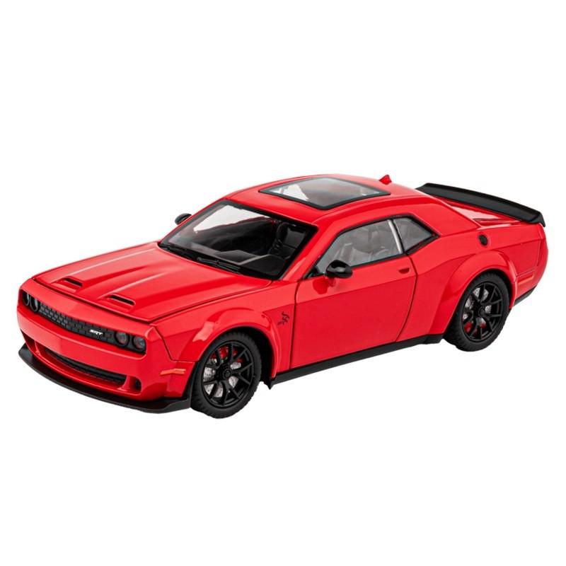 Challenger Simulation Alloy Srt Hellcat Sports Car Model Toy Display For