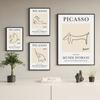 Pablo Picasso Tier Skizze Hund Katze Zeichnung Poster Linie Kunstdrucke Ausstellung Galerie Wand Bilder Leinwand Malerei Wohnkultur
