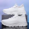 Couples Running Shoes Breathable Lightweight Flat Daily Jogging Walking Outdoor Leisure Sneakers for Men Women