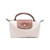 Le Pliage 17 Écologique Poignée à Fermeture Éclair Toile Recyclée Avec Garniture en Cuir Pochette Pochette Sacs pour Femmes Couleur Papier 34175089555