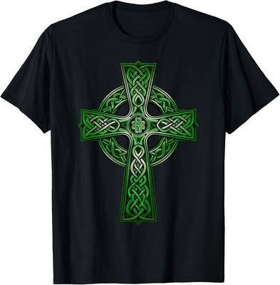 Irish Celtic Cross Knot Christian Holy Trinity Scottish Celt T-Shirt