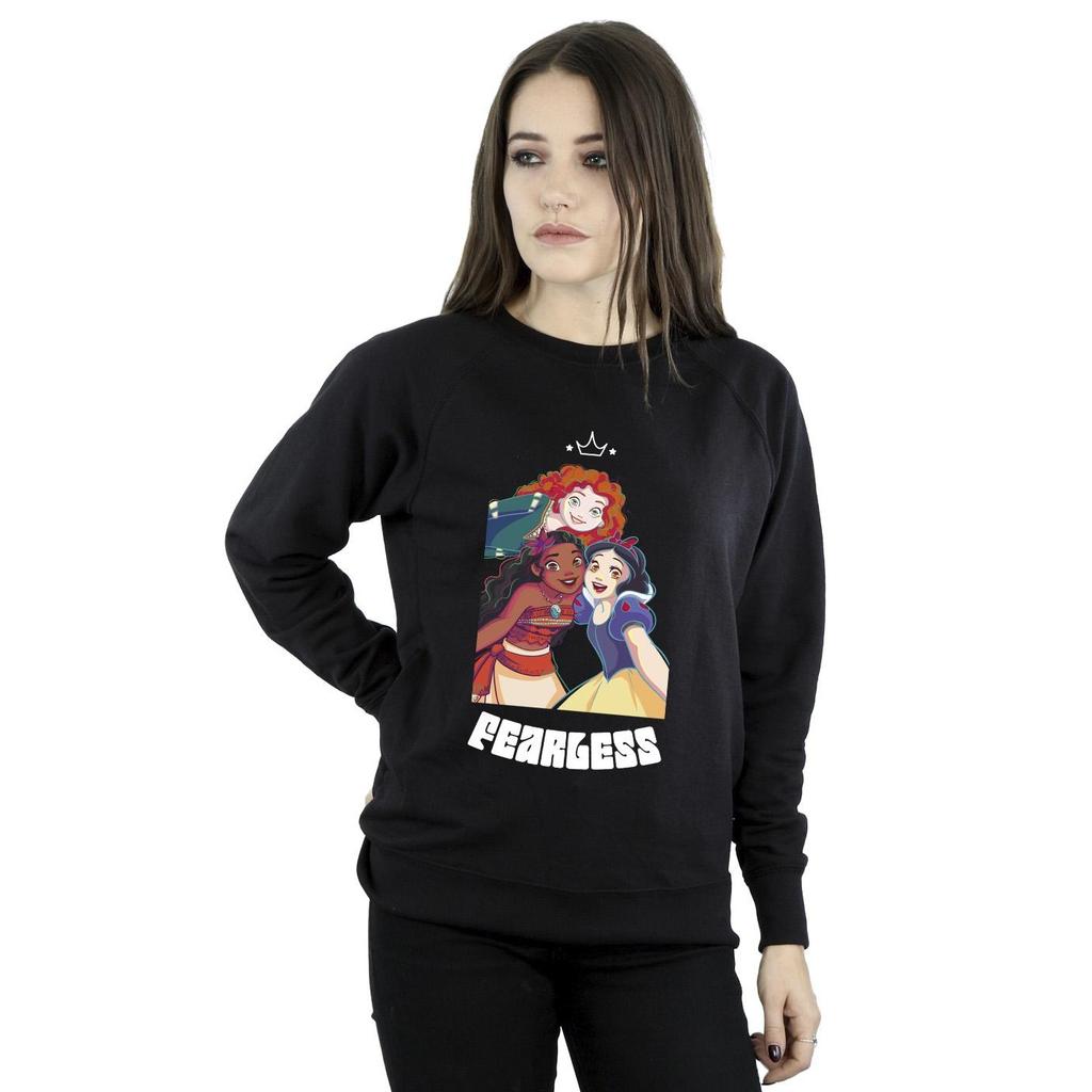 Disney Womens/Ladies Princess Fearless Sweatshirt
