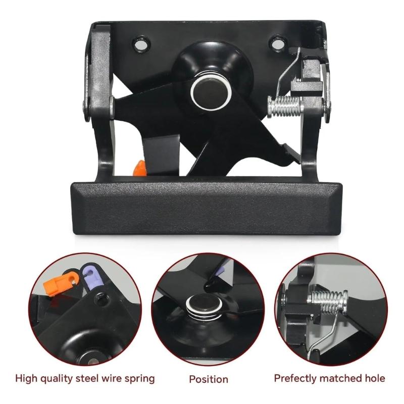 Tailgate Latches Door Handle Set Weather Resistant Tailgate Latches Assembly 15991785/15991786 Replacement for C1500 C2500