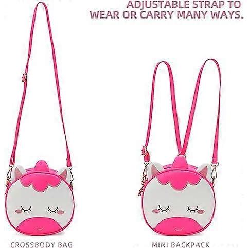 Little Girls Crossbody Bag Toddler Purse Bag Leather Baby Backpac