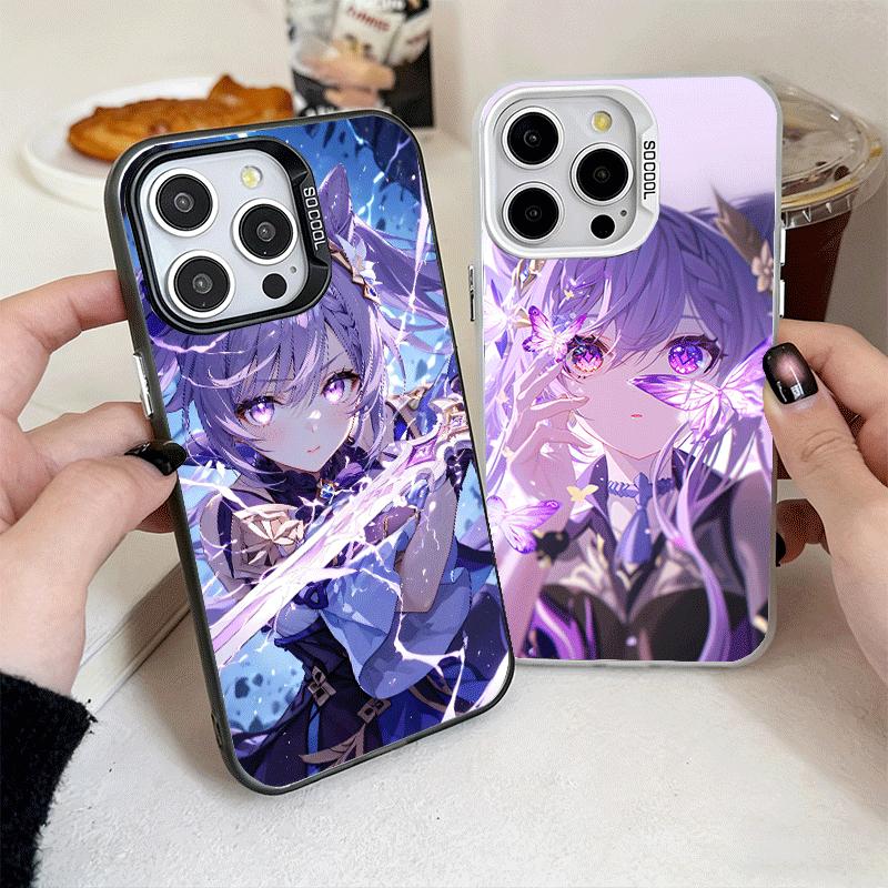 Genshin Impact Keqing Shockproof Phone Case for iPhone 17 Air 16 16E 15 Pro Max 14 Plus 13 Mini 12 Back Cover Anti Fall Fundas
