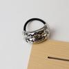 Punk Metal Smooth Corss Elastic Hair Loop Hairband for Women Ponytail Hair Pins Headwear Vintage Fashion Jewelry Hair Accessorie