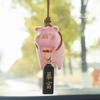 Cute Pig Car Accessorie Swing Pig Car Pendant Auto Rearview Mirror Pendants Birthday Gift Auto Decoraction Ornaments Coche