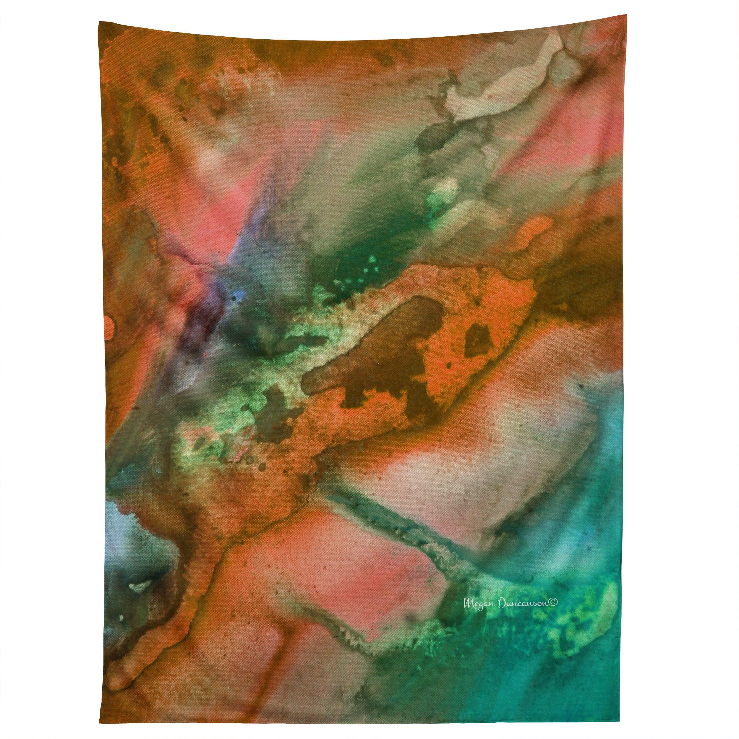 THE BEAUTY OF COLOR ORANGE tapestry 75x100