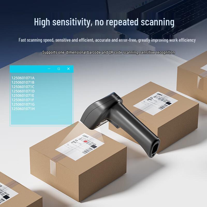 LAEXAN ZH Wireless 1D 2D Barcode Scanner