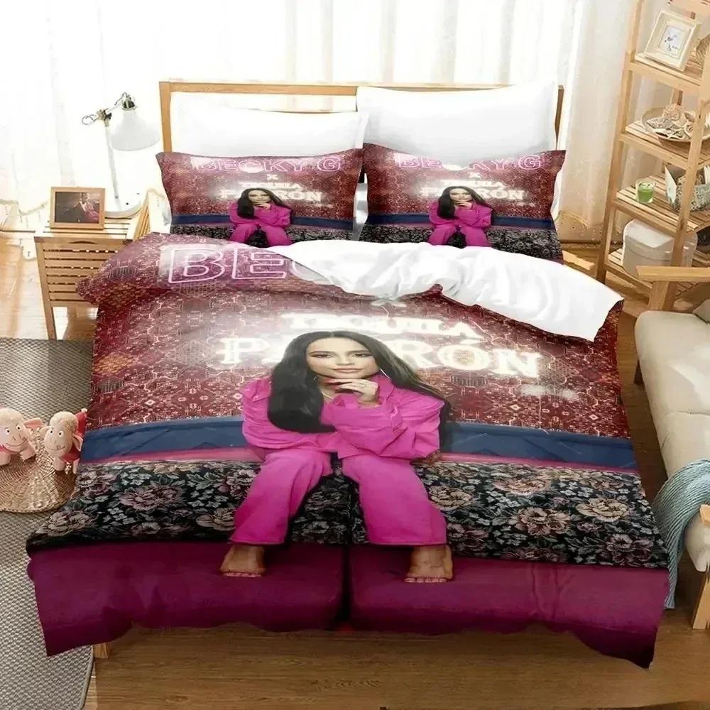 Fashion 3d Print Singer B-Becky G Bedding Set Boys Girl Twin Queen King Size Duvet Cover Pillowcase Bed Boys Adult Home Textiles