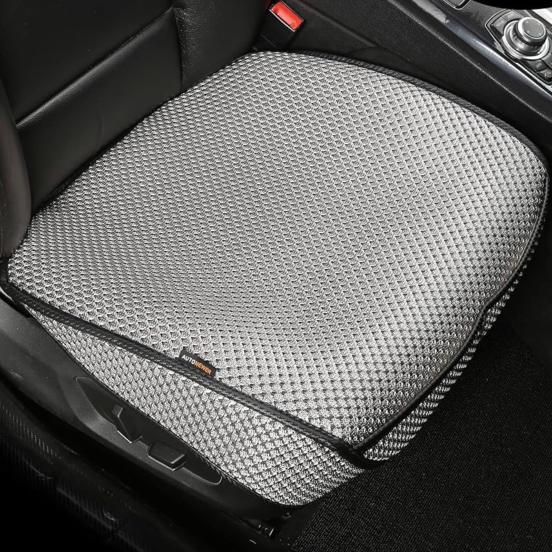 

Auto Newer 2, дышащий универсальный чехол для автомобильного сиденья Four Seasons, роскошная подушка для автомобильного сиденья, нижняя защита переднего сиденья, совместимость 95% Gray - 1 Pieces