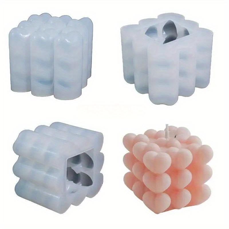 Love Silicone Candle Mold Diy Handmade Soap Plaster Ice Cube Baking Mold Birthday Valentine Day Party Wedding Gift Making Mold
