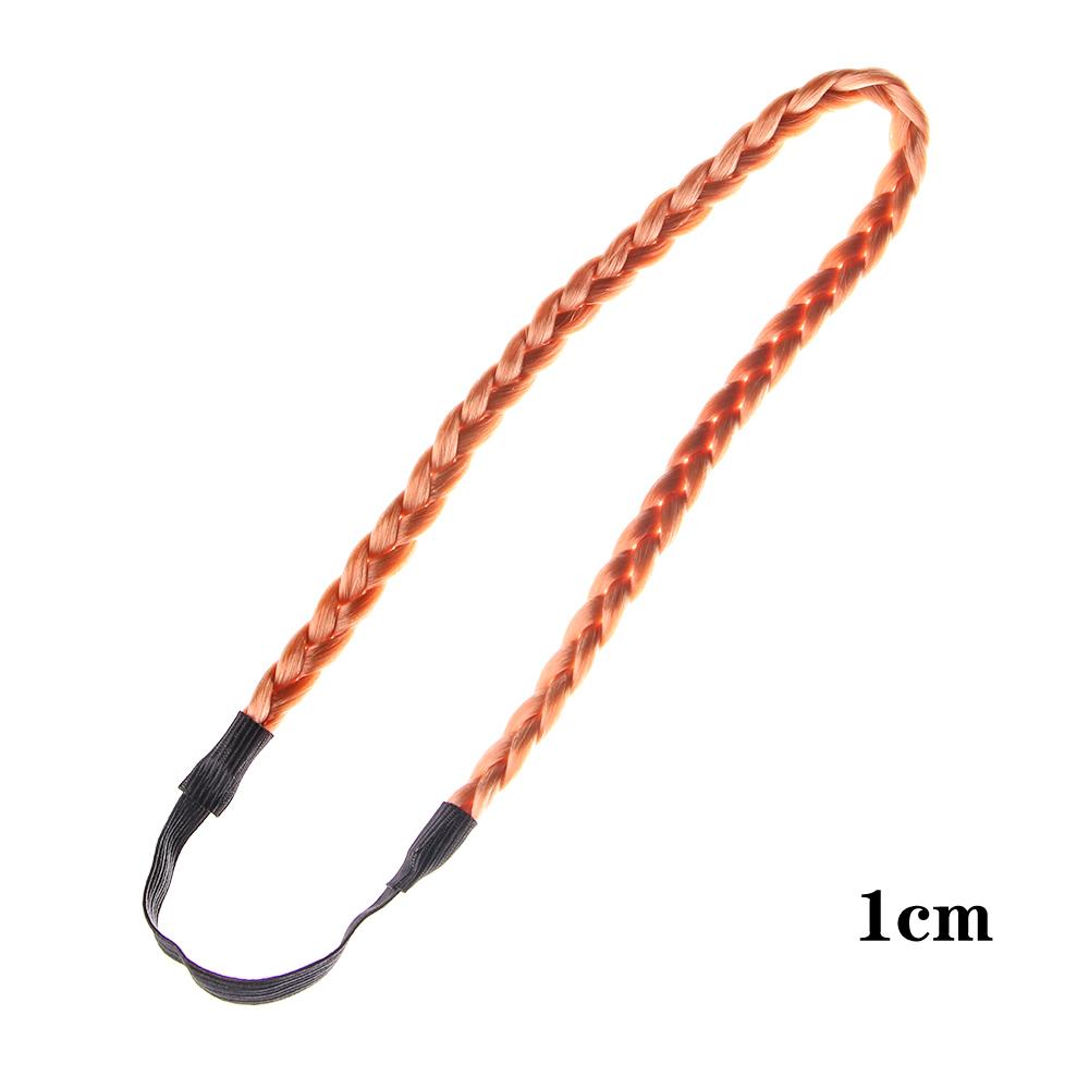 Fashion Princess Hair Accessories Women Elastic Headwear Synthetic Wig Braided Headband Twisted Wig Headband Hair Bands
