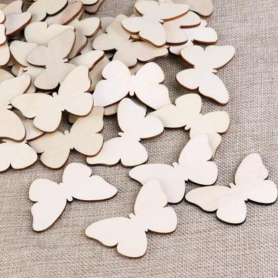 Wooden Butterfly Shape DIY Painting Kit - Handmade Home Decoration Ornaments