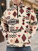 Men's Cross-Border Autumn/Winter Thick Stand Collar Half-Zip Hoodie