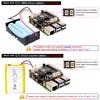 Geekworm X1209 V1.0 5V UPS Shield & Power Management Board for Raspberry Pi 5 / 4B /3B