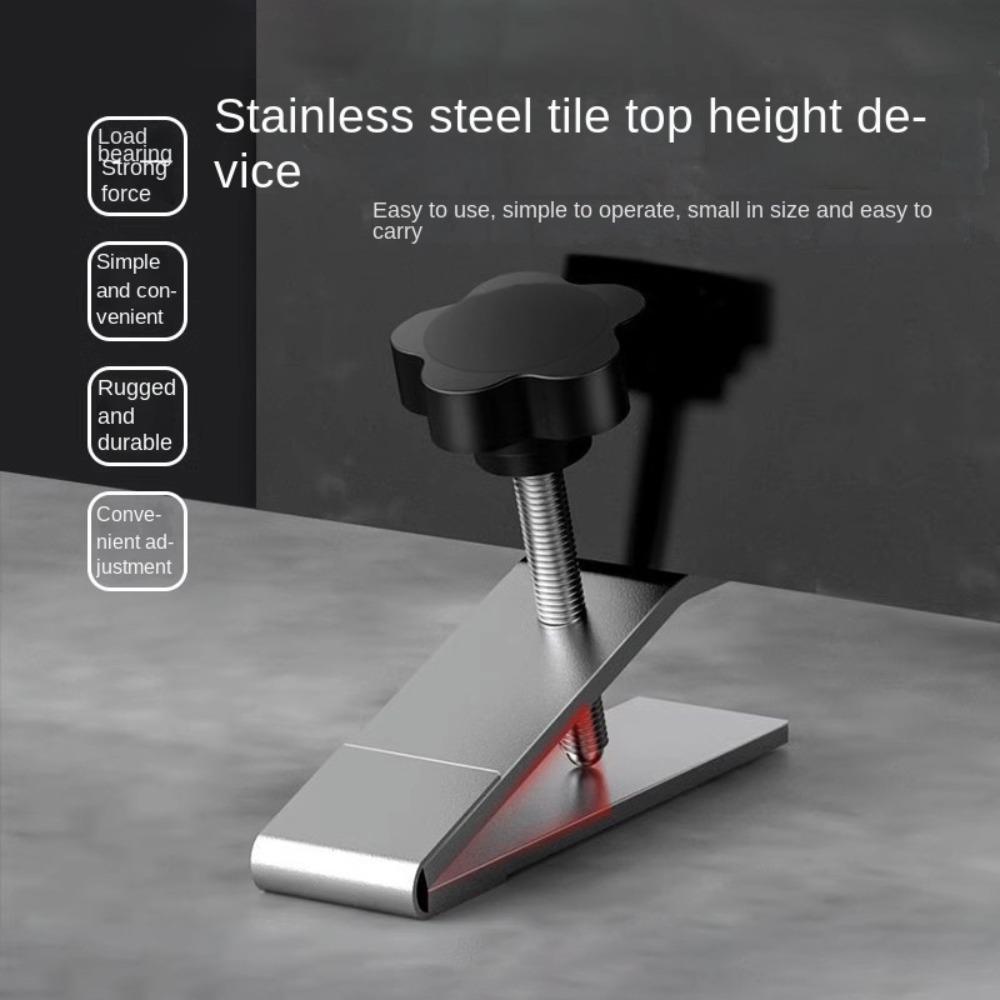 Nivelator de plăci reglabil Ajustor Oțel Ceramic Ridicător Instrument Nou Localizator Înălțime Plăci Construcție