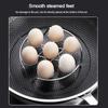 New Stainless Steel Egg Steamer Rack Round 7 Egg Hole Egg Steaming Stand Heavy Duty Steaming Holders Pressure Cooker Accessories