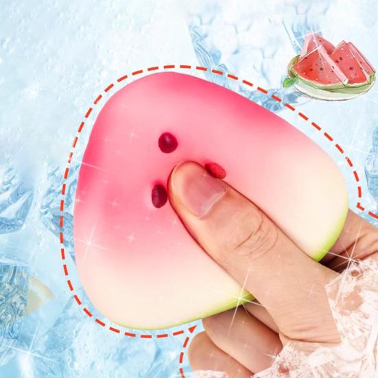 Watermelon Piece Squeeze Toy Stress Relief Cloud Chick Bread Dog Star Cheese Pinch Sensory Toy Soft Stress Ball Calming Fidget Toy