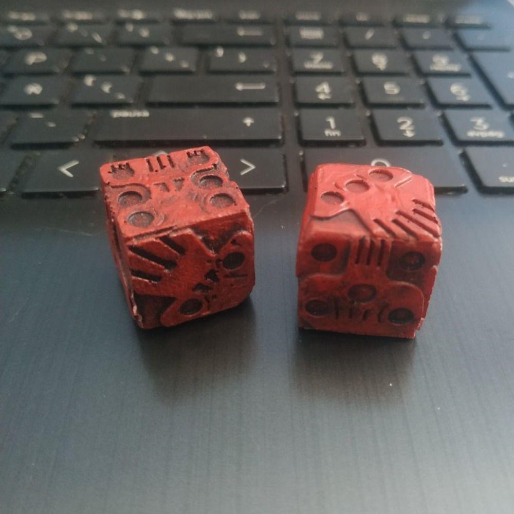 Durable Skull Dice Resin Ghostly Dice Set Eerie Outdoor Game Dice Skeleton Dices Halloween