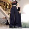 Spring/Summer 2025 Plus Size Women's Retro High Waist Loose Wide Leg Jeans
