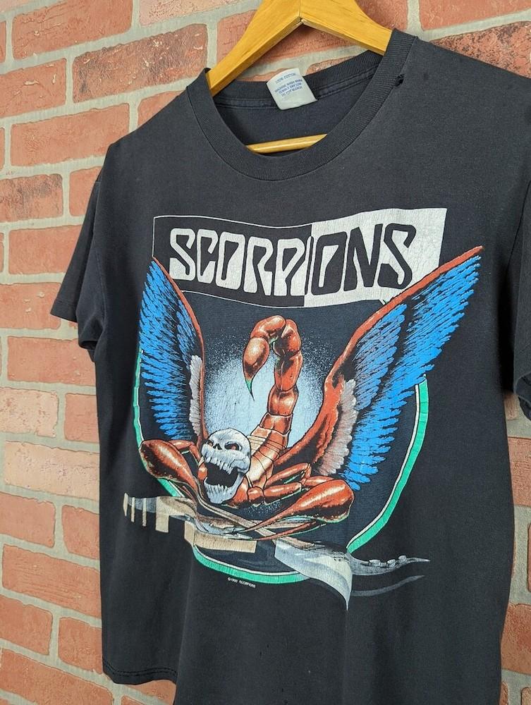 90 Vintage The Scorpions remake unisex t-shirt S-5XL QT1375 Unisex T-Shirt S