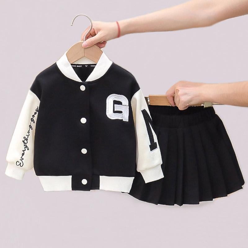 NYS Gonna Corta Svasata Per Bambina – In Cotone Ed Elastan, Per Scuola, Tempo Libero E Sport, Colori Rosso, Nero, Bianco, Grigio