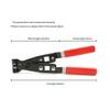 2025+ CV Boot Clamp Pliers, Universal CV Boot Clamp Tool Heavy Duty Ear Clamp Pliers, In-Line CV Axle Removal Tool