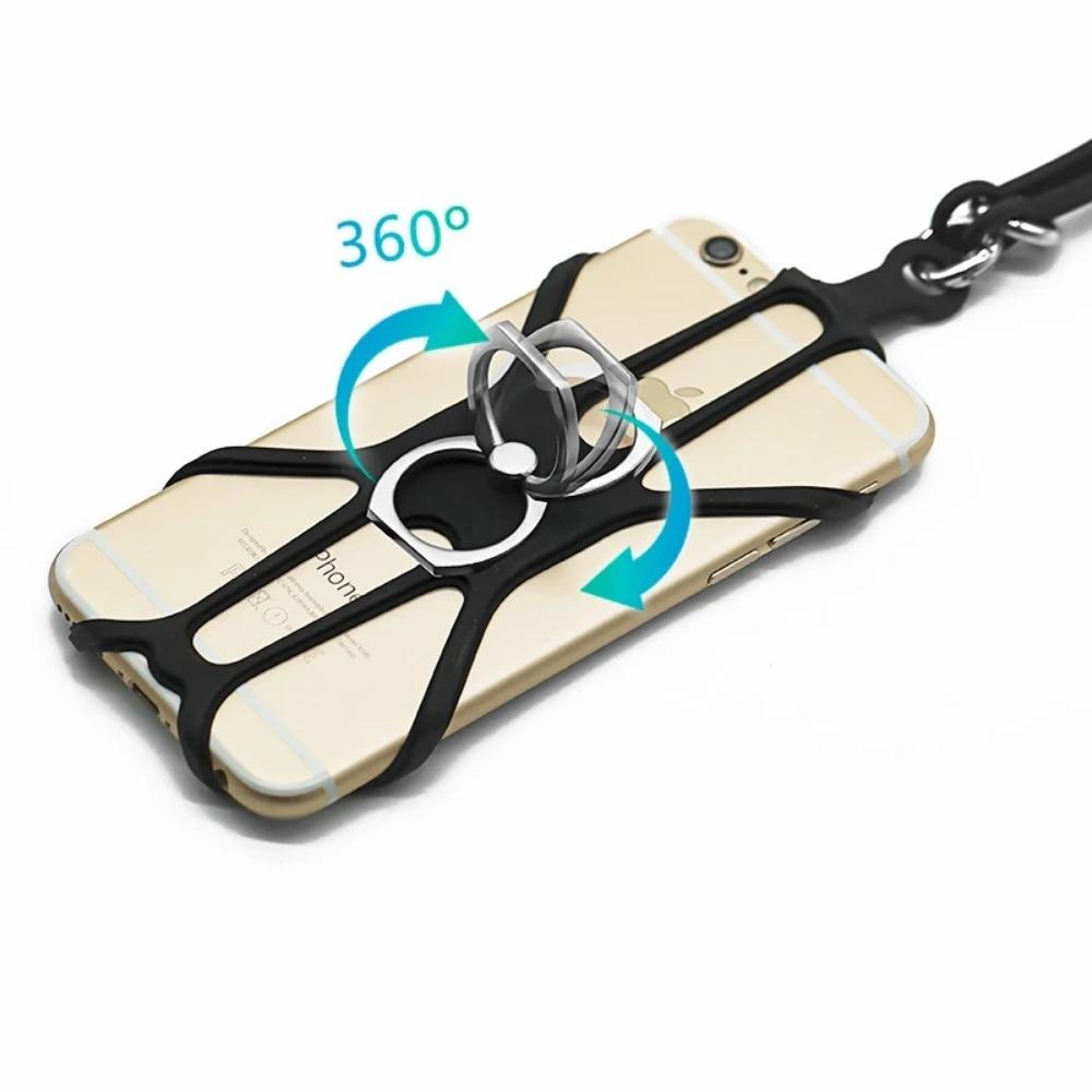 Universal Lanyard For Phone Silicone Sports Phone Strap Mobile Phone Lanyards Ring Holder Case Neck Hanging Rope Sling Chain