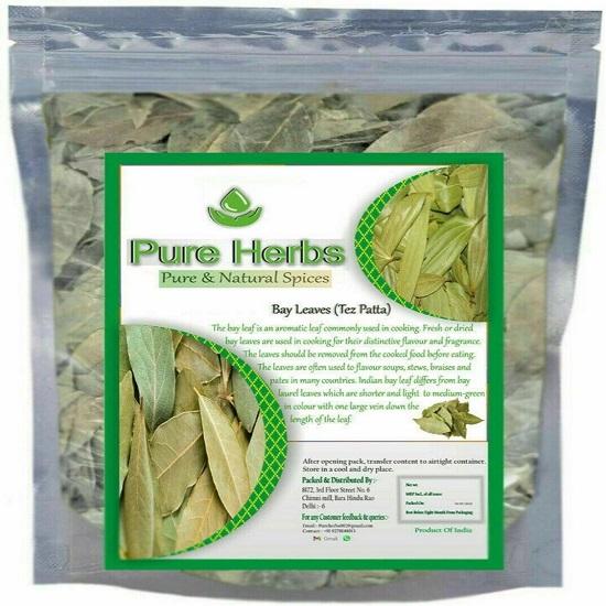Pure Herbs Natural Spices Bay Leaves Tez Patta 1000gm L931 z375 TDN3040.5