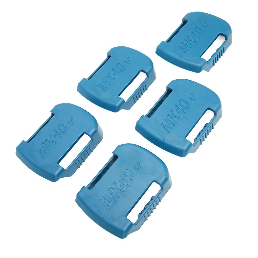 5Pcs Battery Holder Portable Power Tool Battery Storage Rack with Countersunk Screw Holes for 40V