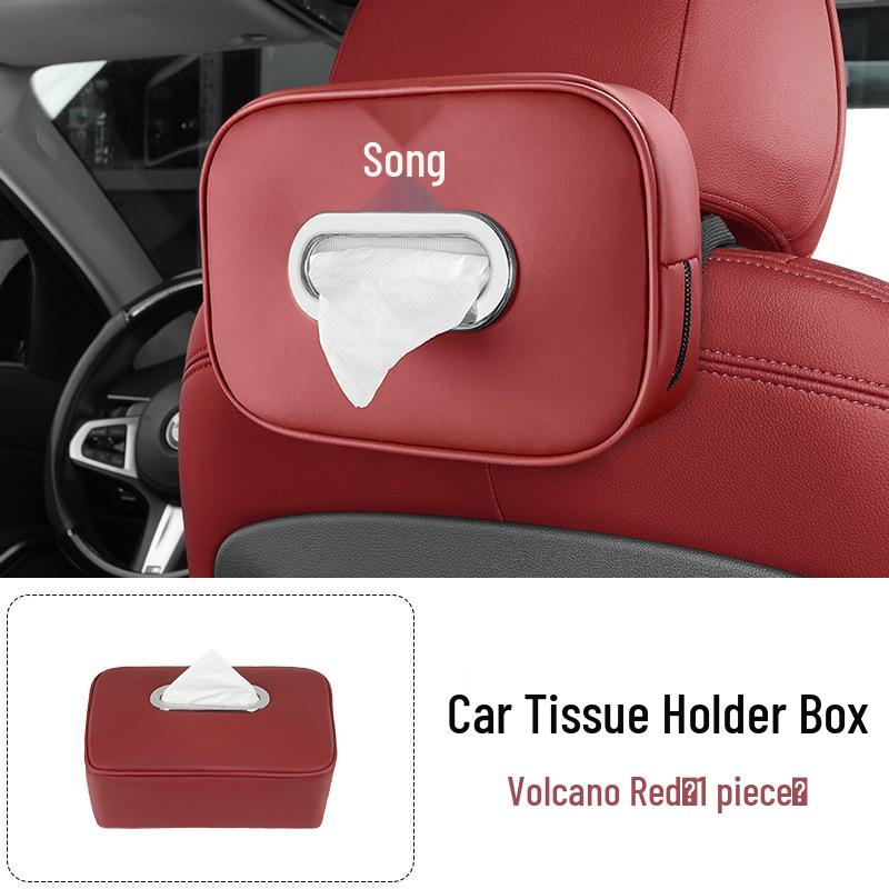 BYD Song Plus Car Tissue Holder for Pro/Max - Pull-out Tissue Storage Box
