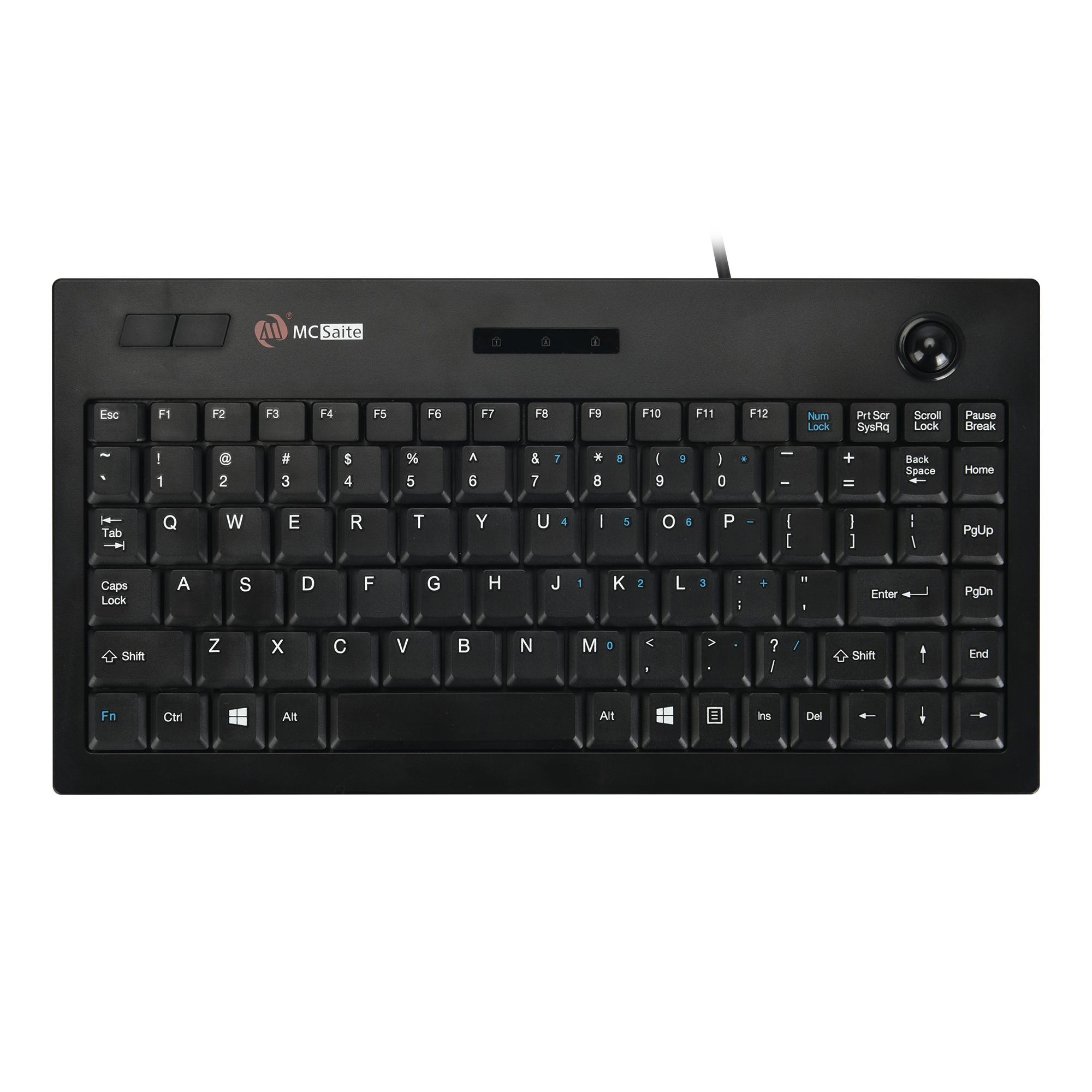 

MCSAITE MC-9712 Ultra-Slim Keyboard Silent Typing USB Wired Mechanical Computer Keyboard As Shown A