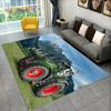 Truck Car Tractor Series Pattern Area Rug,Carpet Rug for Home Living Room Bedroom Sofa Doormat Decor,kids Non-slip Floor Mat 3D