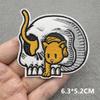 Team Cat Embroidery Patches Appliques For Clothing Diy Sewing Iron On Patches Punk Cartoon Stripes Decoration Accessories