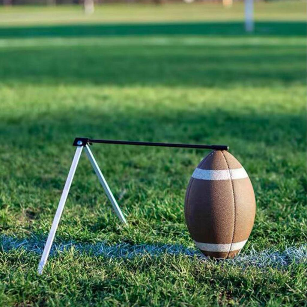 Football Kicking Tee Field Goal Kickers Stand Adjustable Foldable Flexible Ball Holder