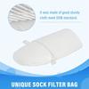 2 PZ Sacchi Filtro per Piscina Spa Sacchi Filtro Multiuso Tessuto Non Tessuto Adatti per Filtrazioni ad Alta Efficienza