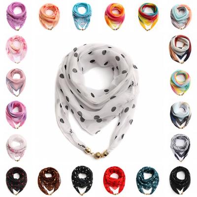 Neue Mode Chiffon Quadratischer Schal Hijab Muslimische Frauen Metall Magnet Pins Schals Druck Turban Dünner Schal 65*65cm