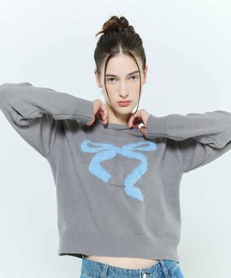 LARTIGENT L6 Ribbon Mix Knit(Gray)