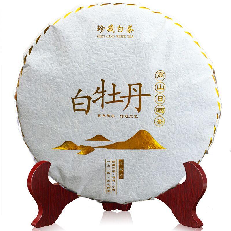 300g Chinese Fuding High Mountain Witte Thee Originele Peony King Witte Theecake