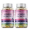 Capsule probiotiche contenenti mirtillo rosso e una miscela prebiotica supportano la salute generale e sono adatte sia per uomini che per donne.