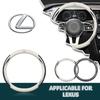 PU Carbon Fiber Leather Car Steering Wheel Cover Car Accessories For Lexus ES