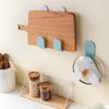 Adjustable Wall Mount Adhesive Lid Cooking Pot Cover Board Holder Storage Rack