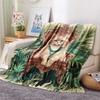 Gem Cat Print Flanelldecke, Hohe Qualität, Bequem für alle Jahreszeiten, Heimdekoration, Wärme und Komfort