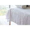 Single White Flat Sheet (150cm X 250cm) for Commercial Use, Set of 2, Includes Mattress Cover and Upper Sheet, White