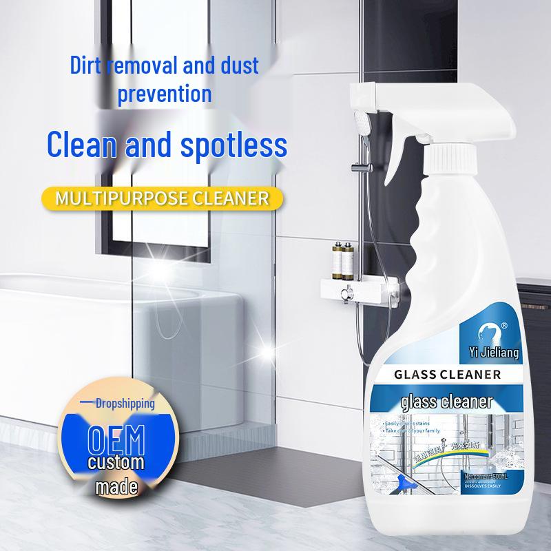 Easy Clean Bright Glass & Tile Foam Cleaner – Shower, Bathroom, and Stain Remover