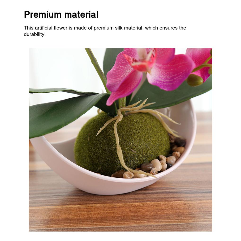 Umělá orchidej, umělá květina, zahradní dekorace, elegantní prostorově úsporná kuchyňská svatební dekorace, domácí samolepky, květiny