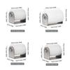 1Pcs 201 Stainless Steel Mobile Door Pulley Solid Ball Bearing Nylon Positioning Roller Rust Proof Wear Resistant