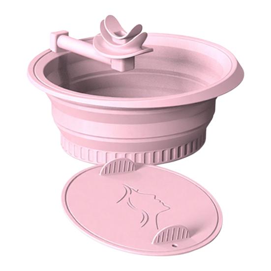 Bain de Glace pour le Visage, avec Design de Tuyau de Respiration, Silicone Pliable Outil Spa de Thérapie par le Froid pour Soin de la Peau, pour la Maison, le Voyage, le Camping