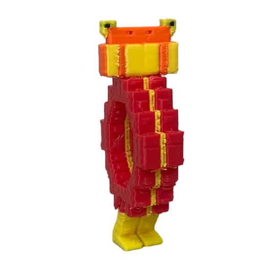 3D Printed Desktop Figurine Flexible Articulated Fidget Toy Collectible Ornament for Home Office Executive Desk Decor